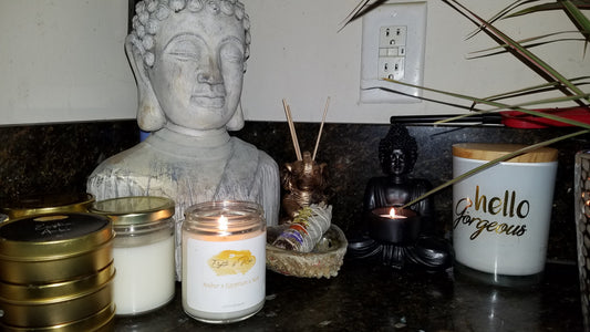 Candle at home